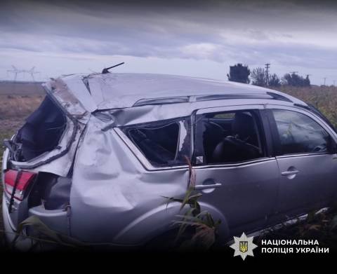 На трасі Тернопіль – Броди перекинувся Citroen C-Crosser: загинув водій