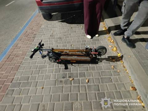 За добу на Львівщині у ДТП постраждали двоє дітей на електросамокатах