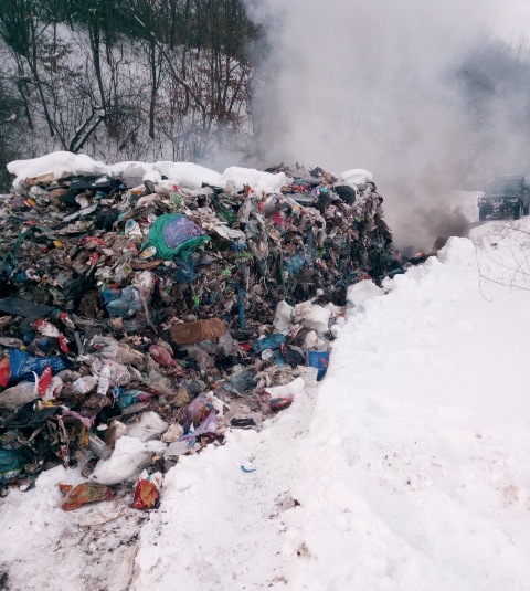 Поблизу Сокаля виявили незаконне звалище сміття