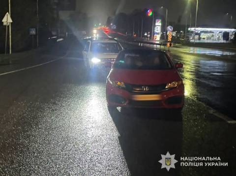 Поблизу Львова водій Honda Civic збив пішохода