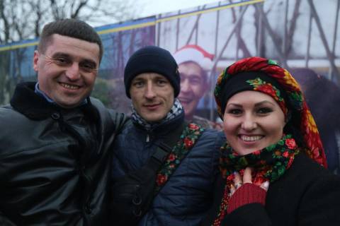 Петро Колодій (ліворуч) разом з нардепкою Софією Фединою (фото: Фб Софії Федини)