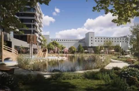 На місці колишнього озера на Замарстинівській збудують ресторан з басейном