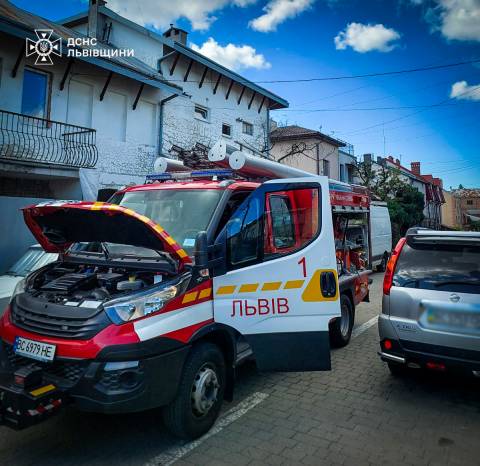 У Львові зайнявся житловий будинок житлового будинку на Кошовій