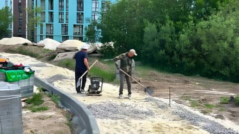У Львові стартував ремонт центральної алеї у парку Архангела Михаїла