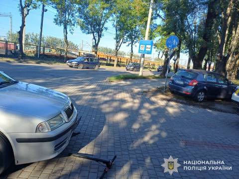 У Львові в ДТП постраждав підліток на електросамокаті