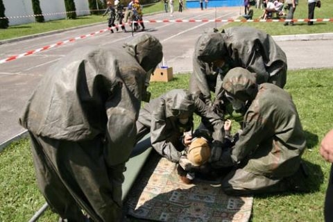 На Львівщині проходять змагання юних рятувальників "Школа життя"