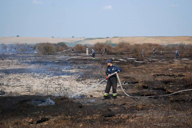 Під Львовом вже погасили торф'яну пожежу