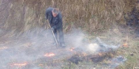 За вихідні на Львівщині оштрафували 27 паліїв сухостою