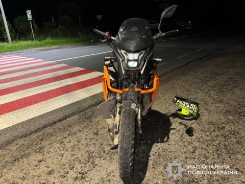На трасі Івано-Франківськ – Львів мотоцикліст збив пішохода