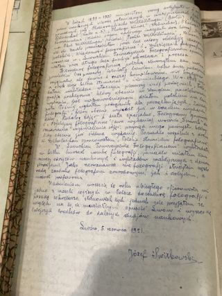 Авітобіографія Юзефа Світковського з особистої справи (Державний архів Львівської області)