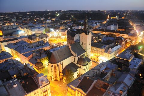 У Львові на вежу Ратуші можна піднятися з 9.00 до 21.00