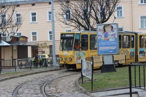 У Львові тимчасово змінять маршрути семи трамваям