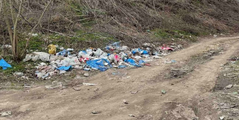 На території Івано-Франківської ОТГ виявили звалище побутового сміття
