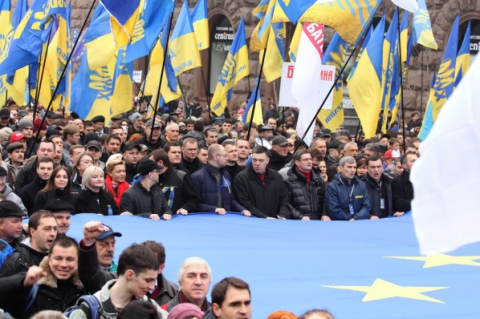 На народному віче у Києві зібралося більше 100 тисяч людей