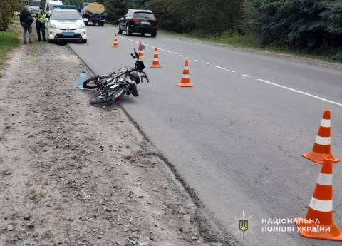У Шептицькому в ДТП постраждали водій електровелосипеда та його пасажирка