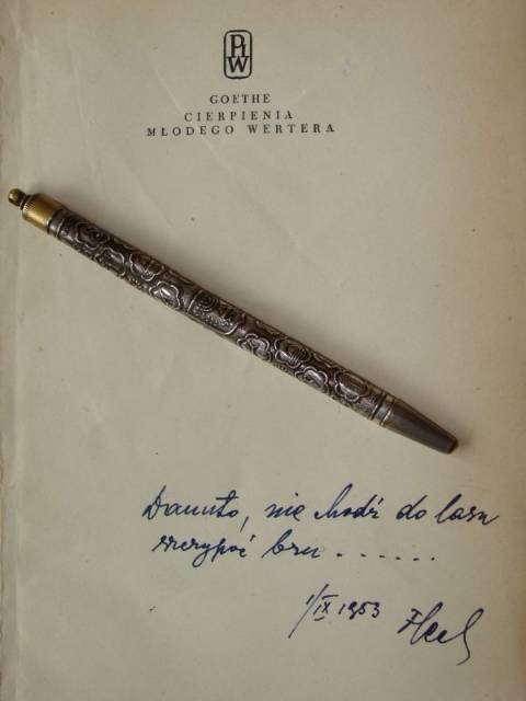 автограф Флека (фото: teatrnn.pl)