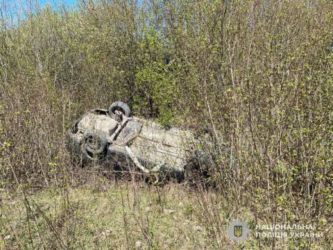 У Шептицькому районі авто з'їхало у кювет: постраждала пасажирка