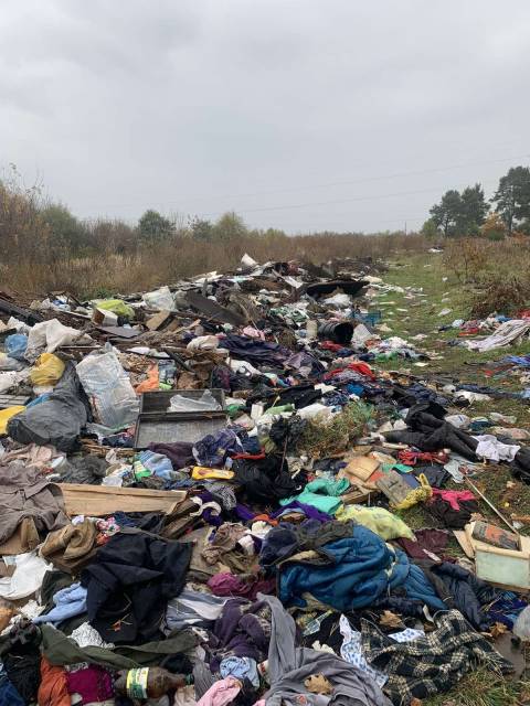 На території Шептицької громади виявили звалище сміття