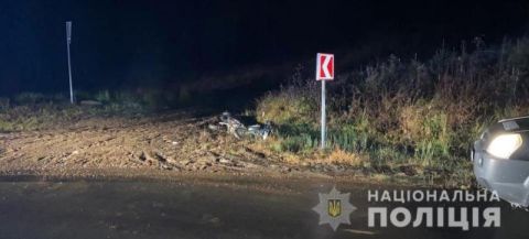 На Стрийщині мотоцикліст з'їхав у кювет і загинув