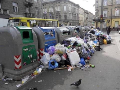 У Львові 39% сміттєвих майданчиків є переповненими