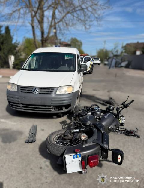 У Стрию в ДТП з автівкою постраждав мотоцикліст