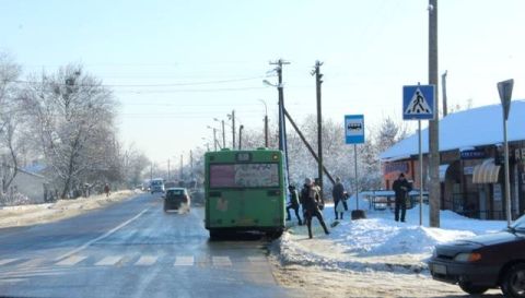 У Городку маршрутка насмерть збила пенсіонерку