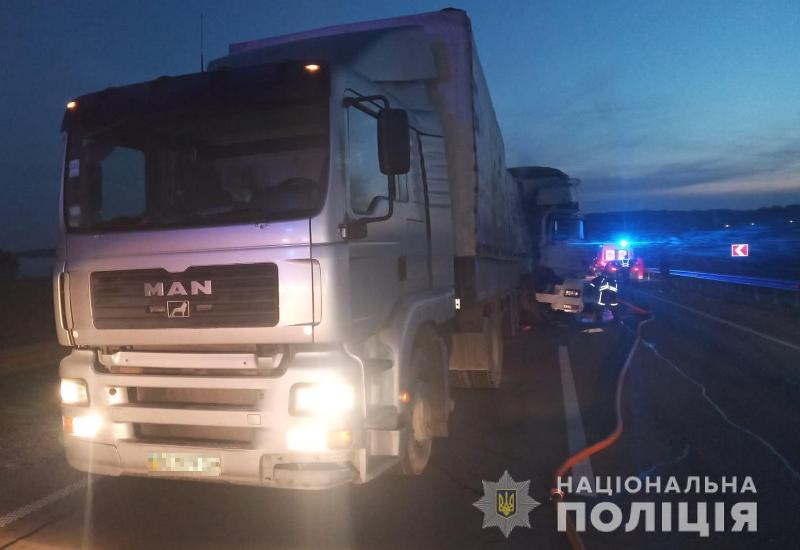 На Стрийщині у ДТП травмувався водій вантажівки