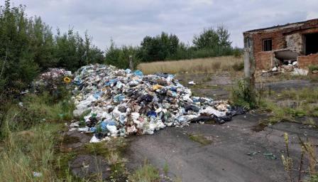 Поблизу складів шахти на Сокальщині виявили незаконне сміттєзвалище