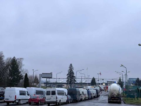 На кордоні з Польщею не зафіксували черг з легкових авто та вантажівок