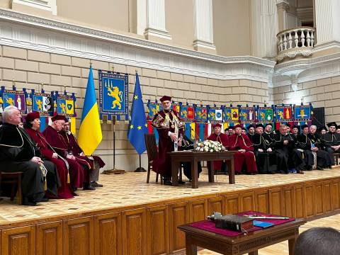 У Львівському університеті відбулася інавгурація нового ректора Романа Гладишевського