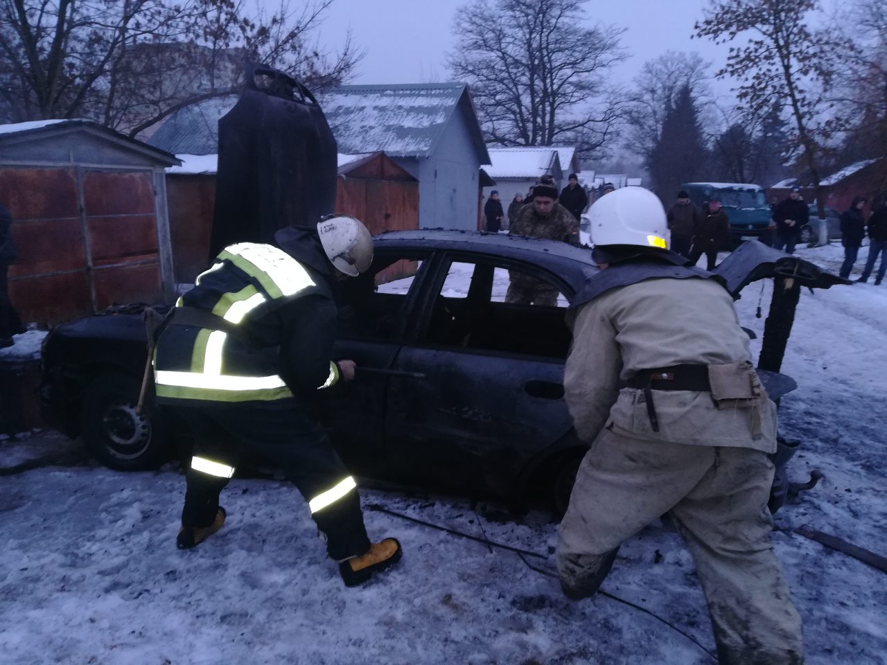 У Яворова через пожежу у авто загинув водій