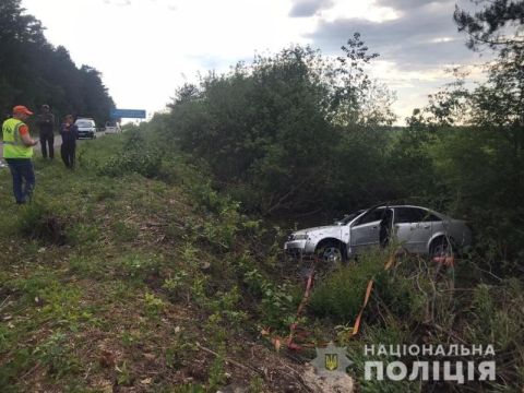 На Львівщині перекинулося авто Audi A4, загинула людина