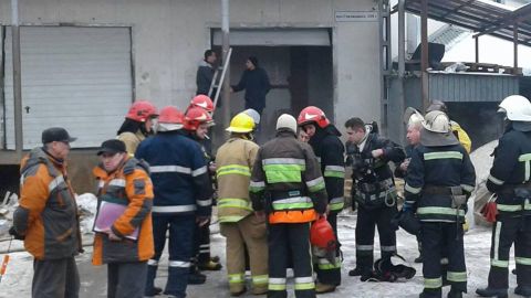 На вулиці Городоцькій у Львові зайнявся склад із рибою