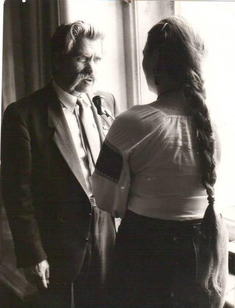 Мирослава Лубкович та Левко Лук'яненко