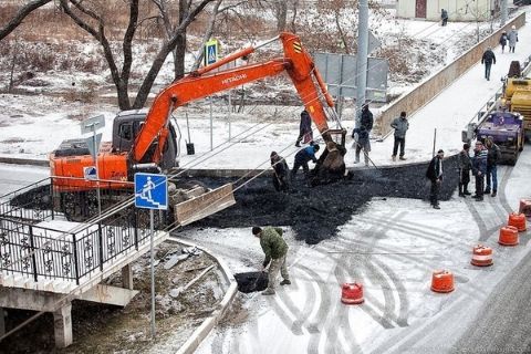 Схема доріг, які пообіцяли підлатати до 19 січня