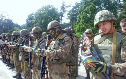 3-й батальйон територіальної оборони Львівщини спіймав на Донбасі безпілотник