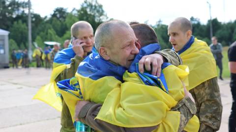До України з російського полону повернули нову групу захисників