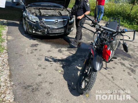 На Яворівщині у ДТП пострадждав п'яний мотоцикліст