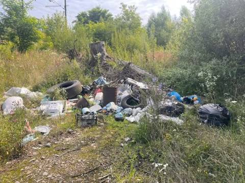 На території Городоцької громади виявили звалище сміття та пластику