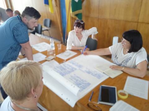 робоча група Радехова під час розроблення стратегії громади