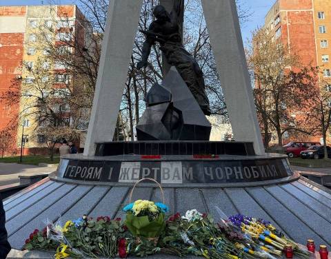 У Львові вшанували пам’ять учасників ліквідації наслідків аварії на Чорнобильській АЕС