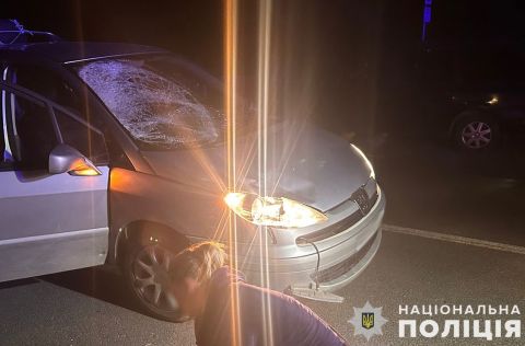 На трасі Нижанковичі – Самбір – Стрий авто Peugeot збило пішохода