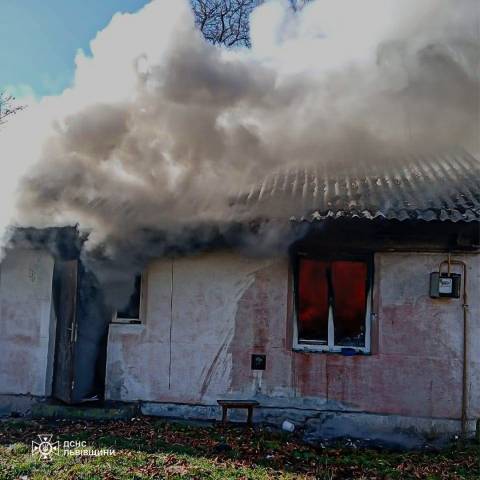 На Яворівщині в пожежі загинув власник будинку