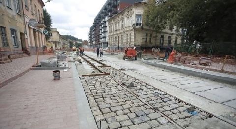 Ремонт вулиці Замарстинівської планують завершити у грудні