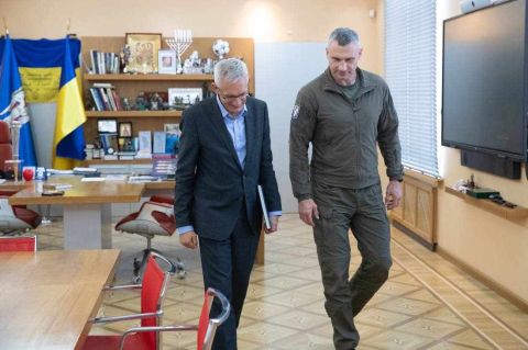 Кличко обговорив з новим послом Німеччини допомогу в боротьбі проти російського агресора
