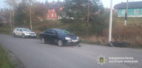 За добу на Львівщині у ДТП постраждали четверо підлітків на мотоциклах