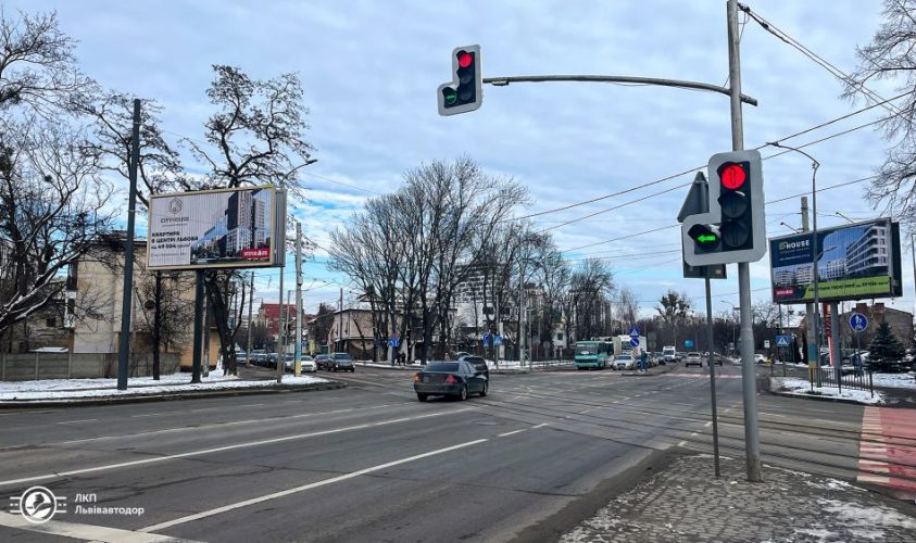 У Львові на перехресті Липинського – Замарстинівська змінили організацію дорожнього руху