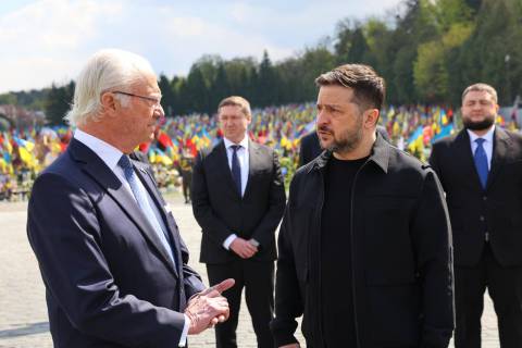 Зеленський у Львові зустрівся з королем Швеції