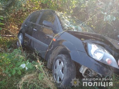 На Пустомитівщині авто з'їхало у кювет: 4 дітей потрапили до лікарні