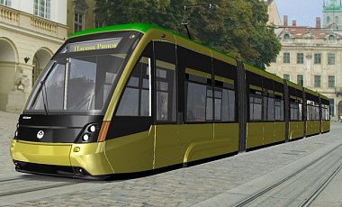 Низькопідлоговий трамвай покажуть львів'янам на День Незалежності